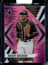 2021 Panini Chronicles #24 Manny Machado Phoenix Pink Pulsar