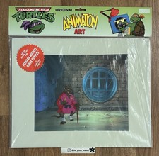 Teenage Mutant Ninja Turtles Animation cel Official Splinter TMNT vintage COA