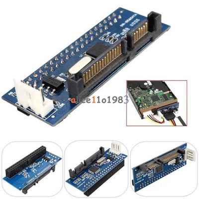 40 Pin IDE Female To SATA 22-Pin Male Adapter ATA To Serial SATA Card Converter