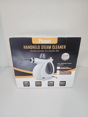 Phueut Pressurized Handheld Multi-Surface Steam Cleaner with 12 pcs Accessories