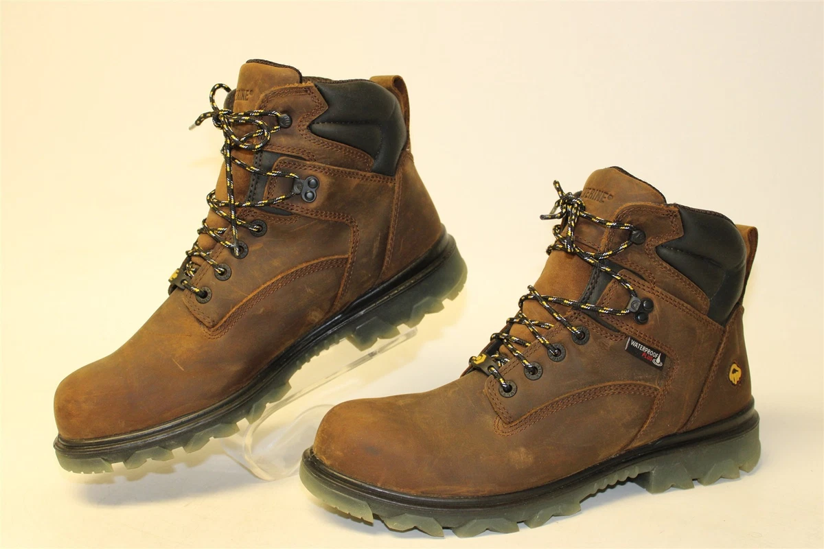 Wolverine Mens Brown‎ Pebbled Leather Moc Toe Chukka Boots Size 10M Wolverine Men main image 3