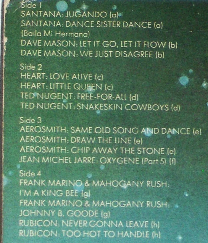 California Jam 2 - Aerosmith - Heart - Santana 1978 Double Vinyl LP Record Album - Image 2 of 3