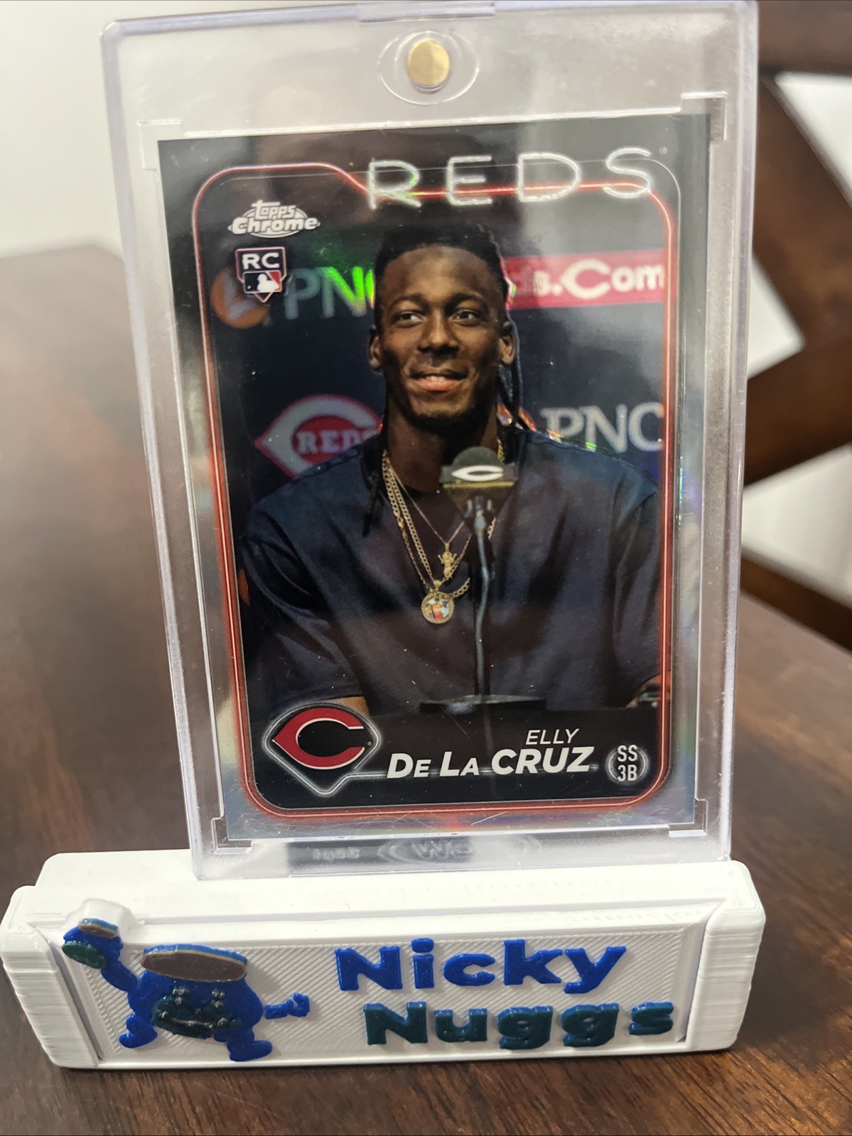 2024 TOPPS CHROME VARIATION #44 ELLY DE LA CRUZ ROOKIE RC Reds Sp