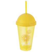 Trinkbecher 450 Ml Mit Deckel Und Strohhalm Orion 121785