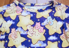 NEW Birdie Bean CARE BEARS PAJAMAS Girls 4 Blue Stars Bamboo PJs Retro NWT
