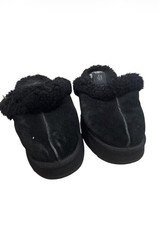 UGG Women's Black Disquette Round-Toe Slip-On Clog Slipper Shoes Size 7