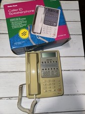 RADIO SHACK SPEAKER PHONE Caller ID 43-966 System-1100 Vintage Phone Used