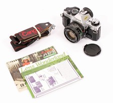  EXCELLENT  Canon AE-1 Program 35mm Manual SLR Film Camera with 50mm 1.8 Lens
