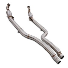 DECAT FALLROHRE DE CAT EDELSTAHL FÜR MERCEDES C63 AMG W204 S204 C204 2008-2015