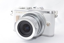  Near Mint OLYMPUS PEN E-PL8 white 14-42mm Lens Kit English Ok 623