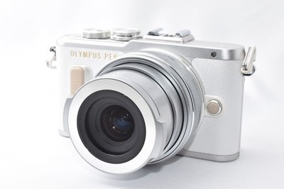 [Near Mint] OLYMPUS PEN E-PL8 white 14-42mm Lens Kit Shutter Count 1200 #623