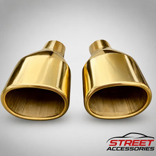 2003-2007 Cadillac Cts Oem Gold Plated Exhaust Tips Pair Nos Genuine Gm Rare 2003-2007 Cadillac Cts Oem Gold Plated Exhaust Tips Pair Nos Genuine Gm Rare