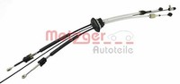 Metzger 3150079 Seilzug, Schaltgetriebe FüR CitroËN Passend FüR Fiat Peugeot