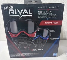 Nerf Rival Precision Battling Team Red Face Mask Hasbro Adjustable Age14  B1616
