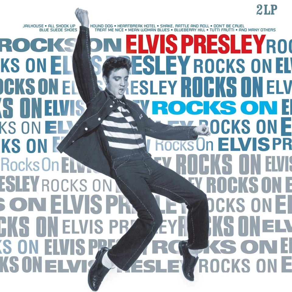 ELVIS PRESLEY - ROCKS ON - 2 LP Vinyl - NEUF - Photo 1/1