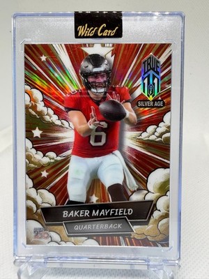 Baker Mayfield TRUE 1/1 Silver Age Wild Card Just The Hits Patriotic Amer 250