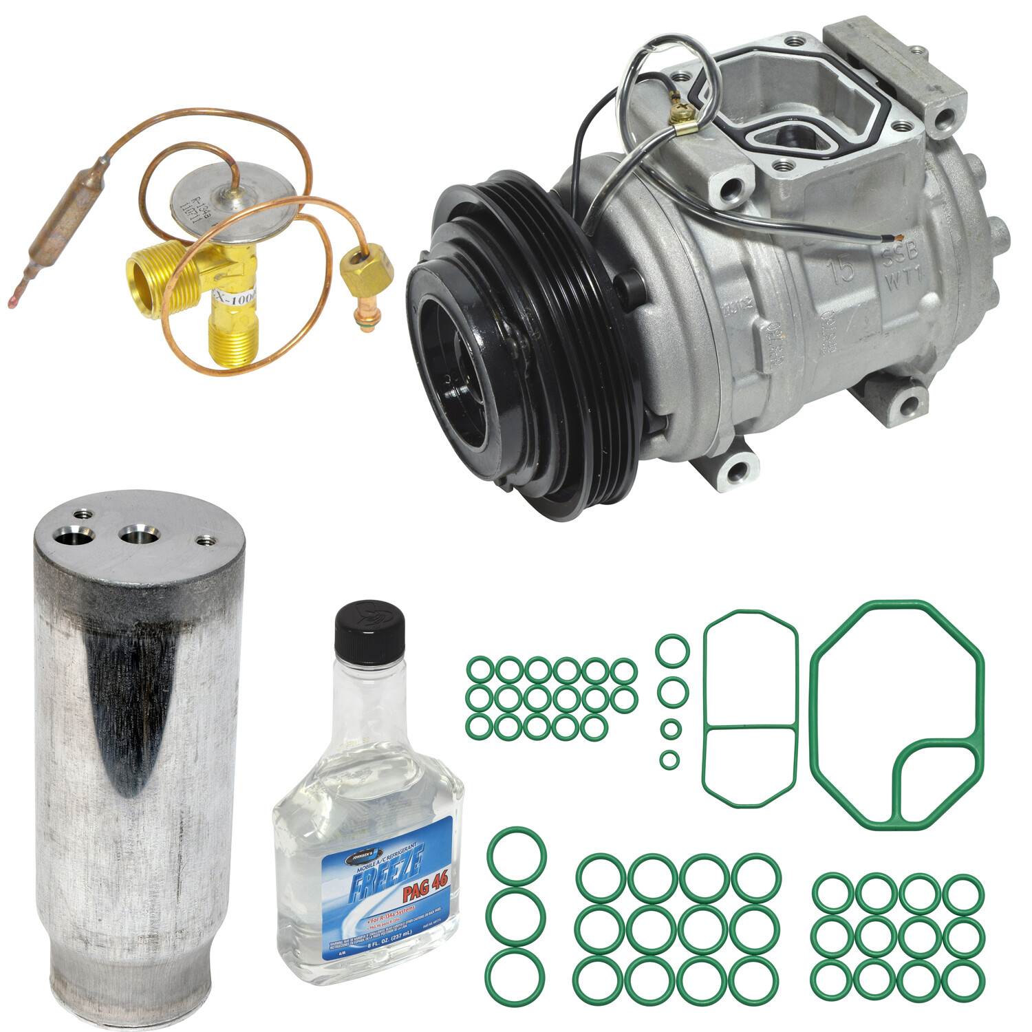 NEW AC COMPRESSOR KIT FOR 1995,1996,1997,1998,1999,2000,2001 ACURA ...