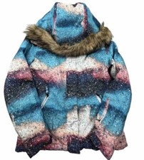 Roxy Women’s Large Dryflight 10k Technology Multicolor Snow Board Ski Jacket