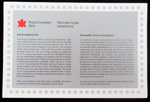 Canada: 1987 Royal Canadian Mint Coin Set of 7 in Original Envelop CoA Sealed - Picture 3 of 5