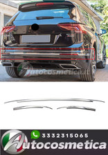 Prese scarico cornici adesive acciaio diffusore profili per VW Tiguan 2016-2023