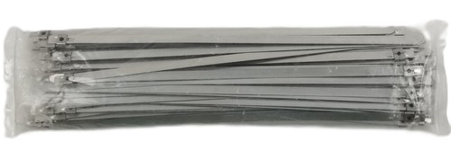 100 Band-It AS2119 Tielok Ties 304 Stainless Steel 10"x1/4"x.015" 250lb 300C NEW - Picture 4 of 4
