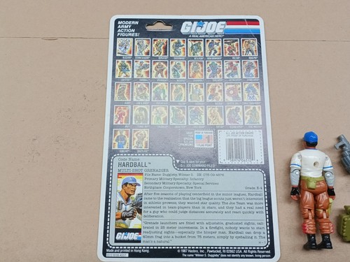 Vintage 1987 Gi Joe Hardball Complete With Full Cardback - Picture 8 of 8