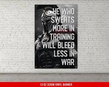 Home Gym Banner - Motivational Weightlifting Decor - Custom Text