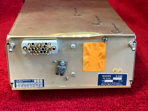 RECEPTOR ADF CESSNA 300 R-546E P/N 41240-0101 ARCO CON BANDEJA Y CONECTOR - Imagen 7 de 10