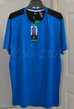size M -XL BLUE RED Spyder Active Men's Short Sleeve Tee
