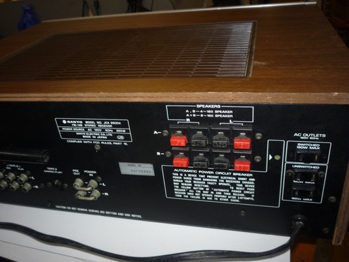 Sanyo JCX-2600K Stereo Receiver - Pittsburgh Pa. Pickup - Picture 12 of 13