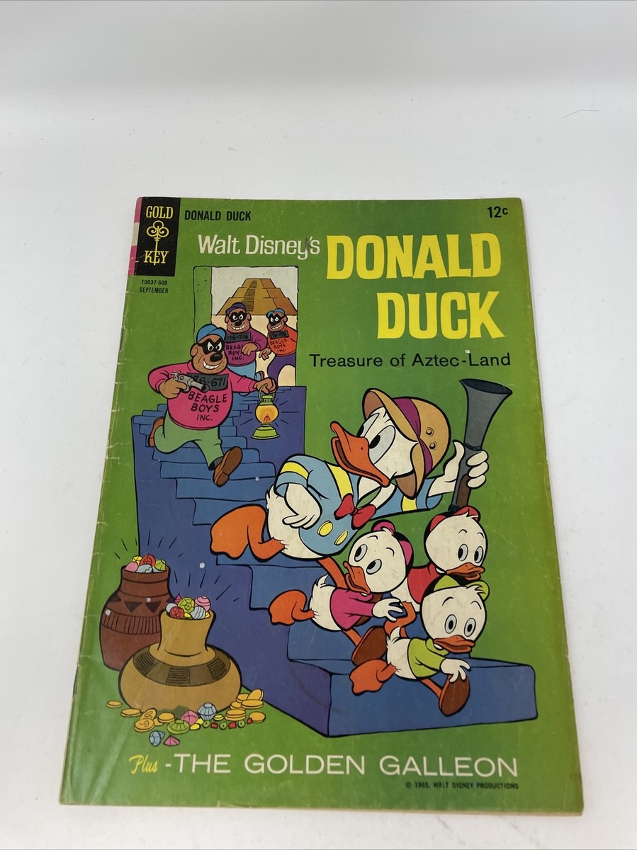 1965 Disney Gold Key Donald Duck Treasure of Aztec-Land #103 Comic