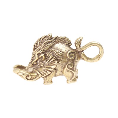 Messing-Wildschwein-Widget Messing-Anhänger Kupfer-Halsketten-Accessoire