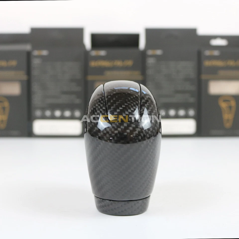 Pomo de cambio de marchas de fibra de carbono para Subaru Outback 2010-2014 Legacy 2010-2014 Foto 3 de 4