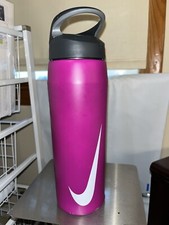 Nike Water Bottle Maroon Twist Top Cold Only 24Oz. BPA free