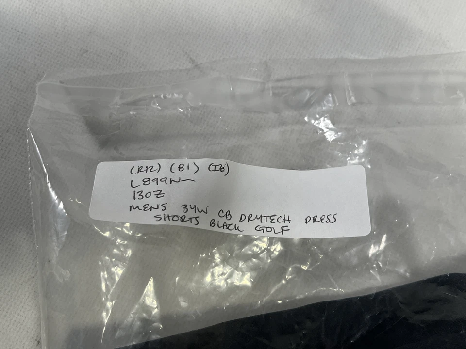 Mens CB Drytech Black Dress Shorts Size 34W EUC - Image 4 of 4