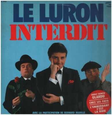 Thierry Le Luron Interdit NEAR MINT Production Paul Lederman Vinyl LP