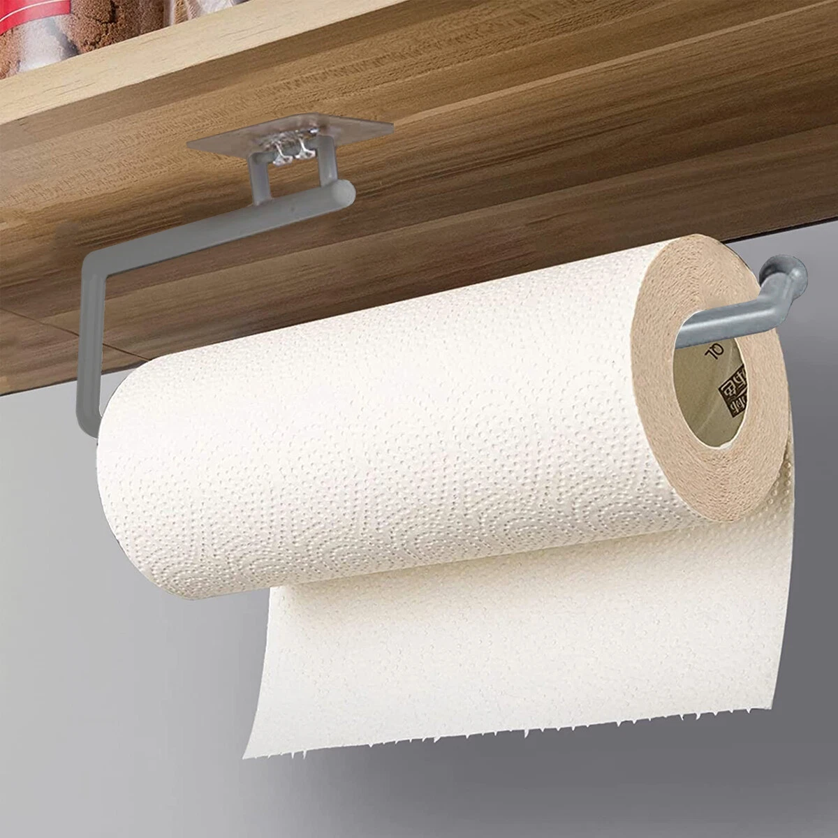 Paper Towel Holder Wall Mount Under Cabinet Adhesive Paper Towel