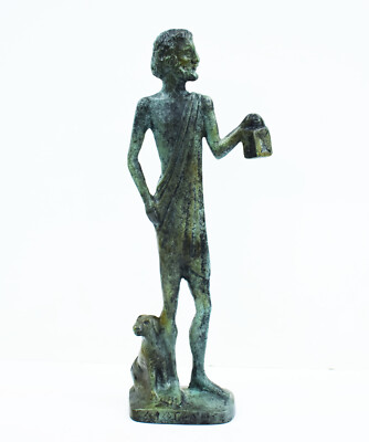 Diogenes The Cynic Bronze flat statue - Greek Philosopher - Cynicism Diogenis
