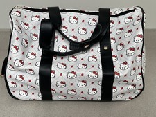 Bioworld HELLO KITTY Rolling Duffle Bag Luggage Carry-on/Suitcase NWT VERY CUTE 