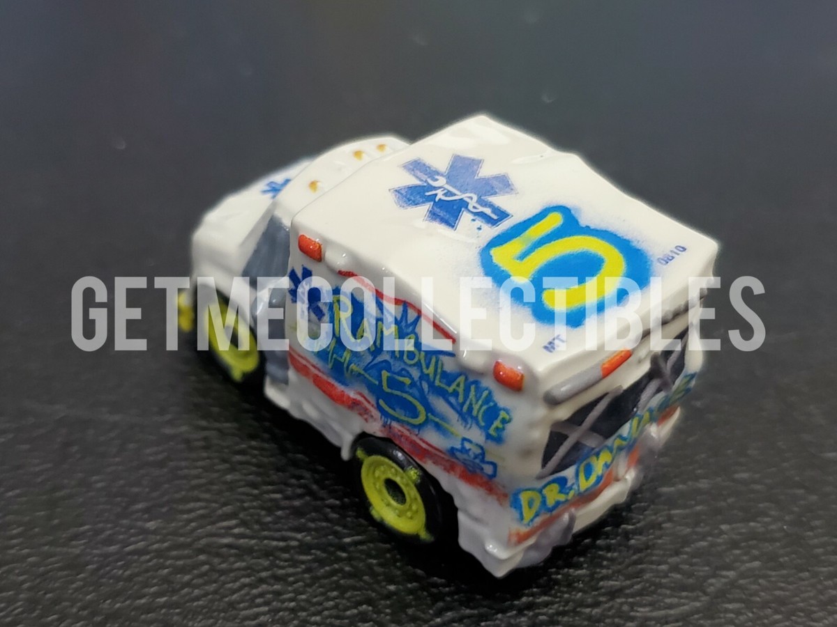 DISNEY PIXAR CARS MINI RACERS DR DAMAGE BOX #47 FREE SHIP $15+ | eBay