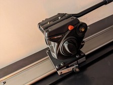 Cavalletto slider Manfrotto 501 HDV + 055XB + Indislider PRO