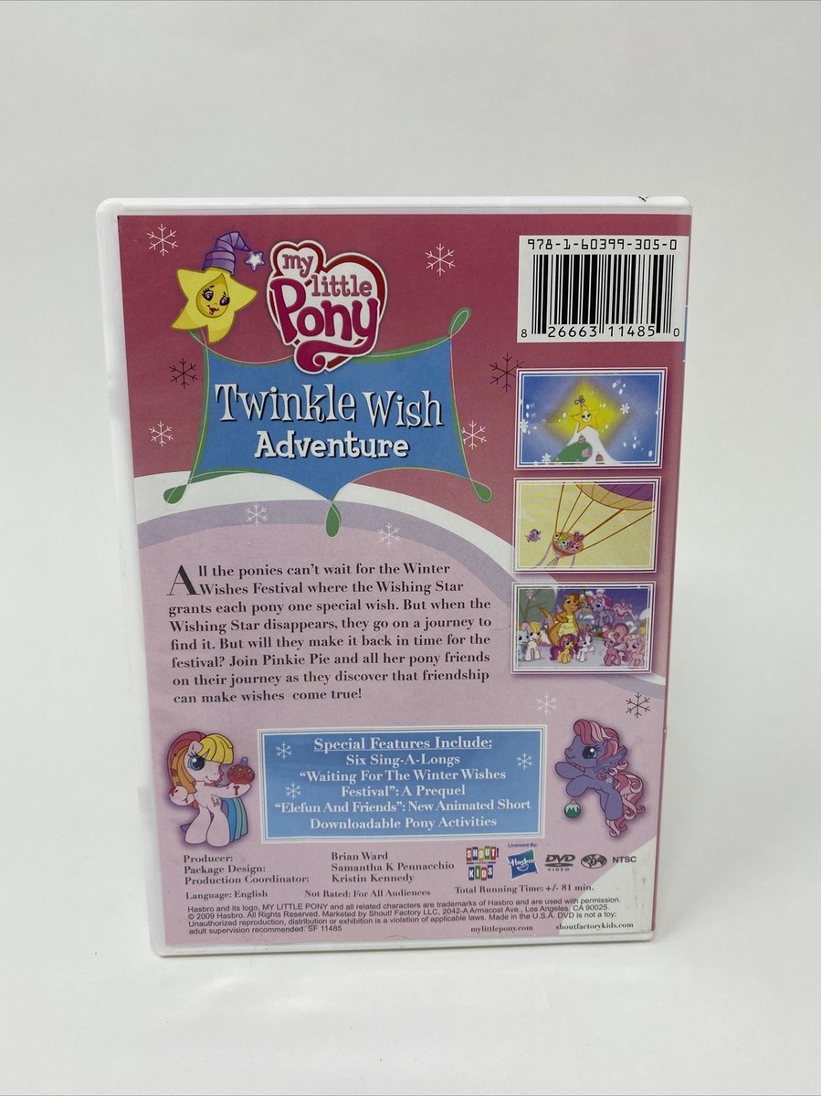 My Little Pony Twinkle Wish Adventure DVD 2009 | eBay