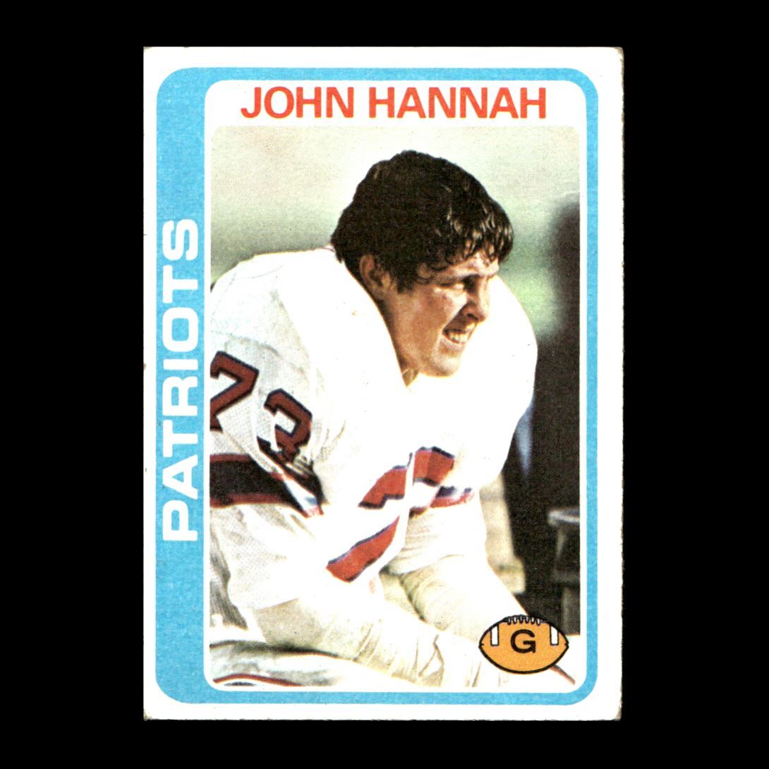 John Hannah 1978 Topps New England Patriots #35 R308B 3