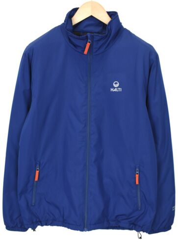 HALTI Micro Technology Jacket Men's MEDIUM Full Zip Padded Lined Blue - Picture 1 of 10