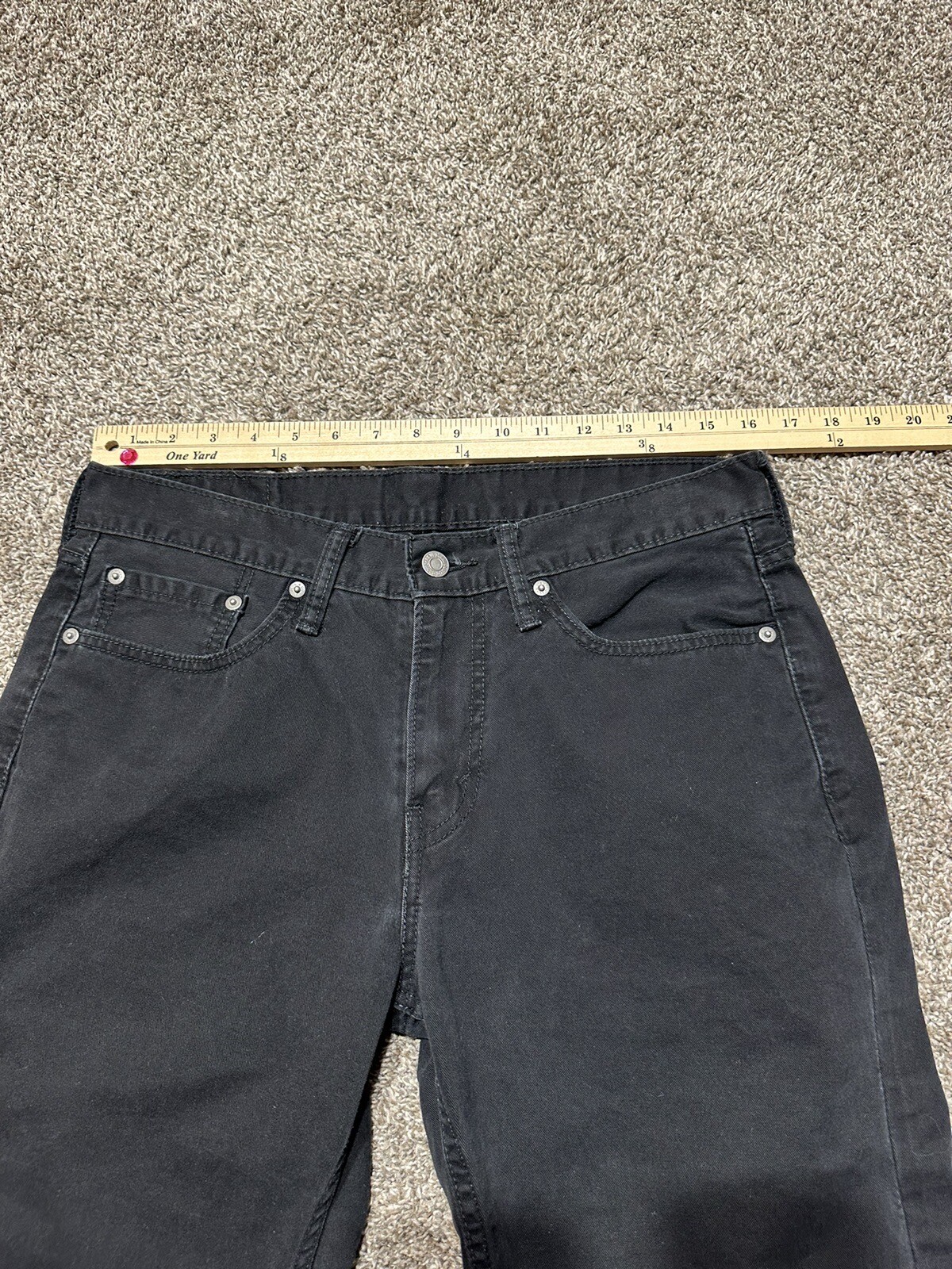 Levi’s 514 Jeans Men’s Size 32 Black Denim Cotton Pants 32x36 7612 eBay