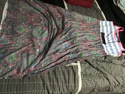 Marc aurel crazy pastel dress model 6533 size 42 NWT