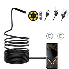 HD Endoscope Borescope Inspection Camera For USB Type C Android MAC Computer