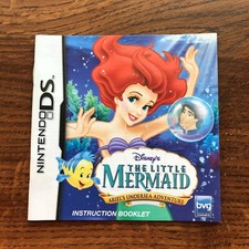 Little Mermaid Ariels Undersea Nintendo DS Gameboy Instruction Manual Only