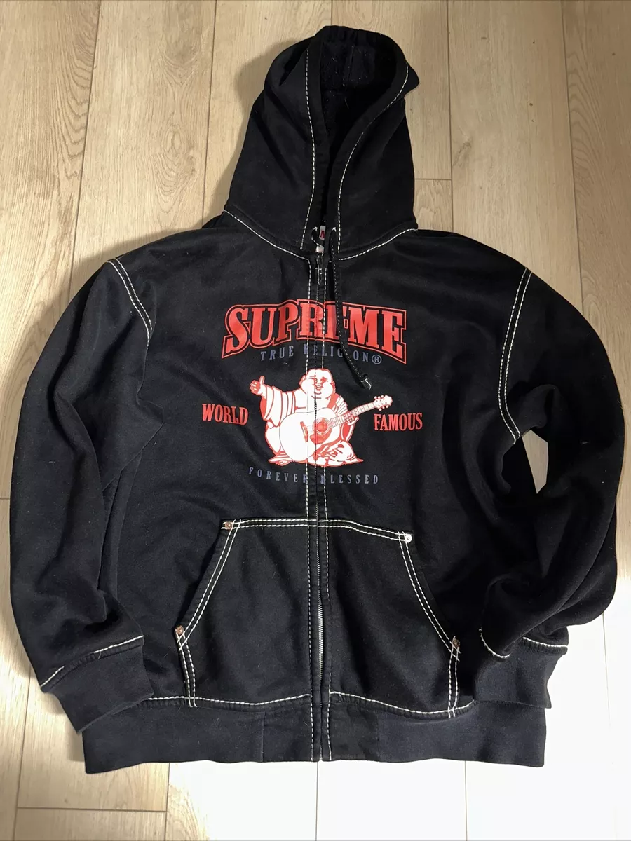 Supreme Black Hoodies for Men for Sale