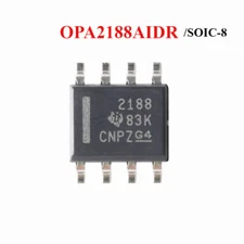 10PCS OPA2188AIDR SOIC-8 Dual Precision Op Amplifier IC Chip TI  Original